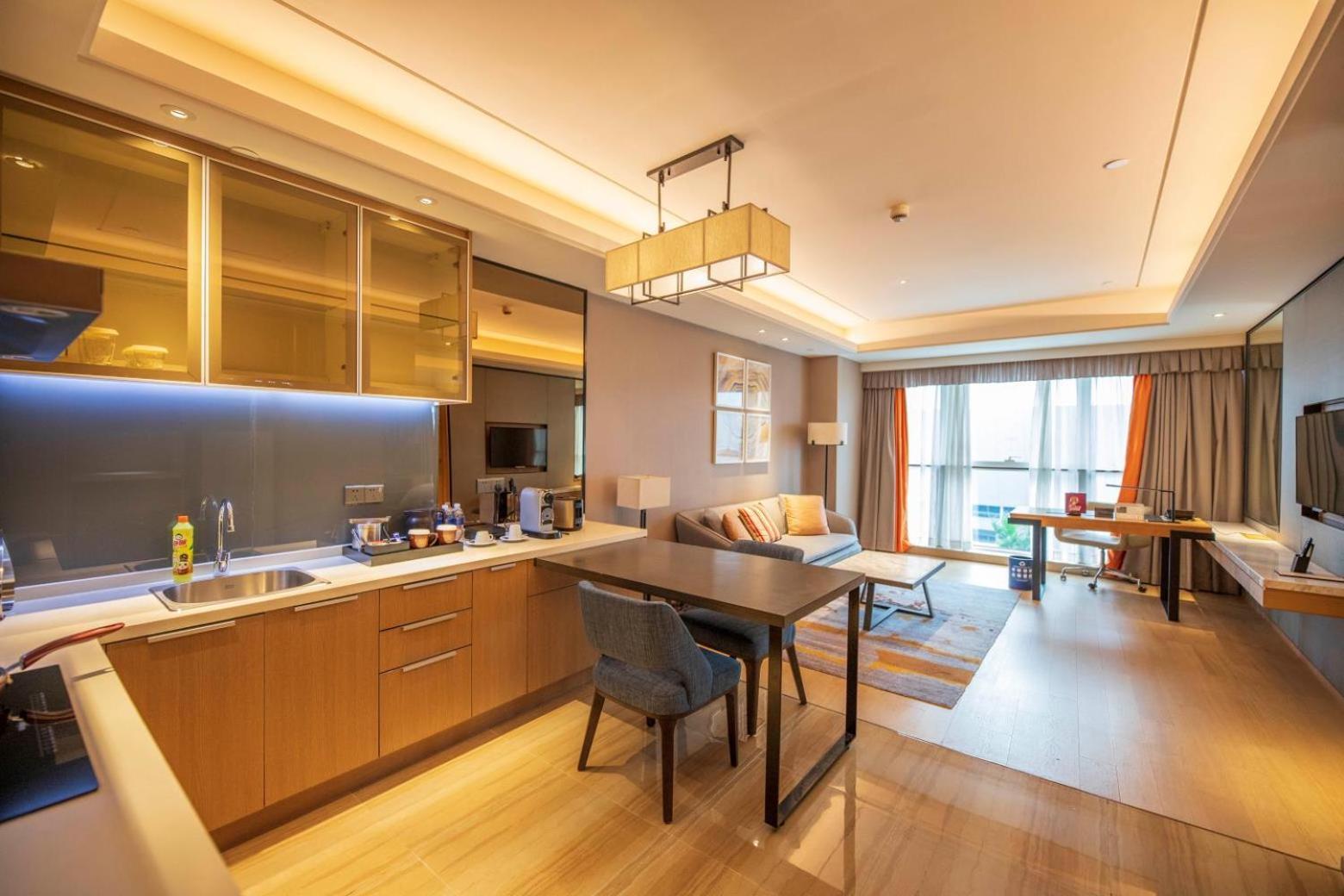 Hongqiao Primus Residence Apartment - National Exhibition Center Шанхай Екстер'єр фото